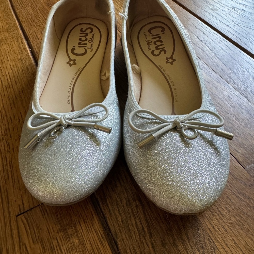Circus by Sam Edelman Silver Dress Ballet Flats